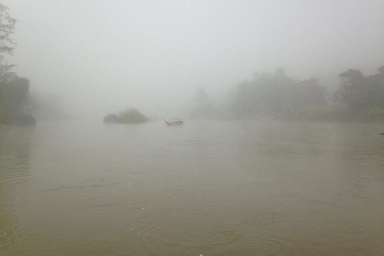 Morning Mist by Kok river, Thaton, Thailand