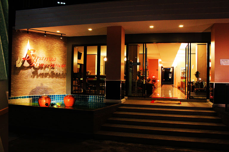 Saraya Hotel front, Thaton, Thailand